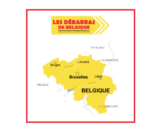 Carte Les Débarras de Belgique